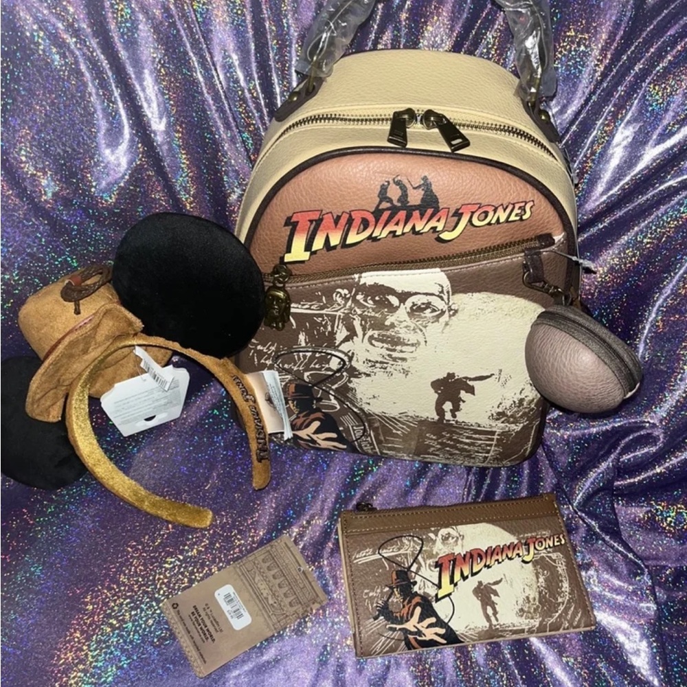 Disney Indiana Jones Mini Backpack Set - Picture 3 of 7